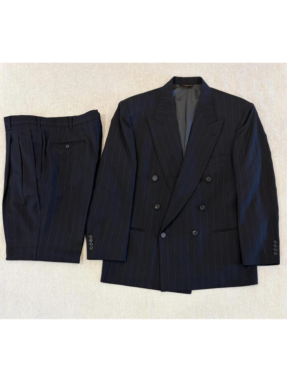 Vintage Nino Cerruti Rue Royale for May Co. California Men's Suit  Double-Breast